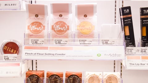 Beauty Bakerie Bite Size Target 'Complete Indulgence' In-Line Display